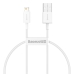 Кабель USB/Apple Lightning 0.25 м Baseus Superior 2.4 А білий Кабель USB/Apple Lightning 0.25 м Baseus Superior 2.4 А білий