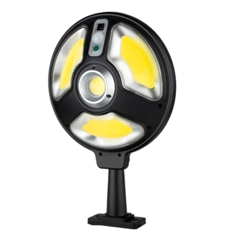 Вуличний світильник LED LB-1288A з пультом та датчиком руху сонячна батарея чорний