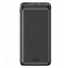 Універсальна мобільна батарея 20000 mAh XO PB309 22.5 W повербанк з дисплеєм чорний