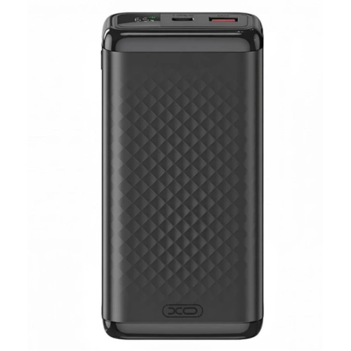 Універсальна мобільна батарея 20000 mAh XO PB309 22.5 W повербанк з дисплеєм чорний