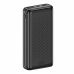Універсальна мобільна батарея 20000 mAh XO PB309 22.5 W повербанк з дисплеєм чорний