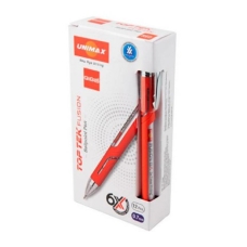 / Ручка 10 км Unimax  UX-10 000-01 красная (12)
