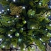 Світлодіодна гірлянда-нитка чорний дріт 200 LED Xmas кулька маленька матова 12.5 м 8 режимів білий