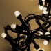 Світлодіодна гірлянда-нитка чорний дріт 200 LED Xmas кулька маленька матова 12.5 м 8 режимів теплий білий Світлодіодна гірлянда-нитка чорний дріт 200 LED Xmas кулька маленька матова 12.5 м 8 режимів теплий білий