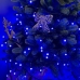 Світлодіодна гірлянда-нитка чорний дріт 300 LED Xmas кулька маленька матова 12.5 м 8 режимів синій Світлодіодна гірлянда-нитка чорний дріт 300 LED Xmas кулька маленька матова 12.5 м 8 режимів синій