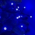 Світлодіодна гірлянда-нитка чорний дріт 300 LED Xmas кулька маленька матова 12.5 м 8 режимів синій Світлодіодна гірлянда-нитка чорний дріт 300 LED Xmas кулька маленька матова 12.5 м 8 режимів синій