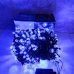 / Світлодіодна гірлянда-нитка чорний дріт 400 LED Xmas рубінка 25 м 8 режимів синій / Світлодіодна гірлянда-нитка чорний дріт 400 LED Xmas рубінка 25 м 8 режимів синій