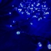 Світлодіодна гірлянда-нитка чорний дріт 500 LED Xmas рубін 17 м 8 режимів синій Світлодіодна гірлянда-нитка чорний дріт 500 LED Xmas рубін 17 м 8 режимів синій