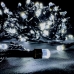Світлодіодна гірлянда-нитка чорний дріт 100 LED Xmas рубін 7 м 8 режимів білий Світлодіодна гірлянда-нитка чорний дріт 100 LED Xmas рубін 7 м 8 режимів білий
