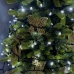 Світлодіодна гірлянда-нитка чорний дріт 100 LED Xmas рубін 7 м 8 режимів білий Світлодіодна гірлянда-нитка чорний дріт 100 LED Xmas рубін 7 м 8 режимів білий