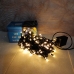 / Світлодіодна гірлянда-нитка чорний дріт 200 LED Xmas конічна 14 м 8 режимів теплий білий