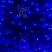 Світлодіодна гірлянда-нитка чорний дріт 400 LED Xmas конус 15 м 8 режимів синій Світлодіодна гірлянда-нитка чорний дріт 400 LED Xmas конус 15 м 8 режимів синій