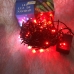 / Світлодіодна гірлянда-нитка чорний дріт 100 LED Xmas циліндрична 5.5 м 8 режимів мульти / Світлодіодна гірлянда-нитка чорний дріт 100 LED Xmas циліндрична 5.5 м 8 режимів мульти