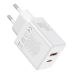 Зарядний блок живлення Type-C+USB Baseus Cube 30 W 12 V 2.5 А білий Зарядний блок живлення Type-C+USB Baseus Cube 30 W 12 V 2.5 А білий