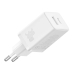 Зарядний блок живлення Type-C+USB Baseus Cube 30 W 12 V 2.5 А білий Зарядний блок живлення Type-C+USB Baseus Cube 30 W 12 V 2.5 А білий