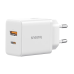 Зарядний блок живлення Type-C+USB Baseus Cube 30 W 12 V 2.5 А білий Зарядний блок живлення Type-C+USB Baseus Cube 30 W 12 V 2.5 А білий