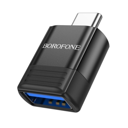 Перехідник Type-C M/USB F BOROFONE BV18 чорний