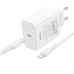 Зарядний пристрій з кабелем Type-C/Type-C 1 м HOCO C162A Source 40 W 20 V 2 А білий Зарядний пристрій з кабелем Type-C/Type-C 1 м HOCO C162A Source 40 W 20 V 2 А білий