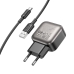 Зарядний пристрій з кабелем 2xUSB/Type-C 1 м BOROFONE BAS51A Absolute 12 W 5 V 2.4 А чорний Зарядний пристрій з кабелем 2xUSB/Type-C 1 м BOROFONE BAS51A Absolute 12 W 5 V 2.4 А чорний