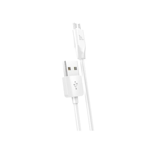Кабель USB/micro-USB 1 м HOCO X1 2.4 А білий