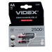 Акумулятор пальчиковий АА VIDEX R6 2500 mAh нікель-металогідридний Акумулятор пальчиковий АА VIDEX R6 2500 mAh нікель-металогідридний