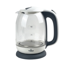Електрочайник Crownberg CB-9121 скло 1.7 л сірий