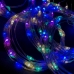 Світлодіодна гірлянда-завіса мідний дріт 300 LED Copper USB з пультом крапля 3 х 3 м мульти
