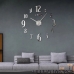 Годинник настінний Horloge 3D діаметр 90 см сріблястий Годинник настінний Horloge 3D діаметр 90 см сріблястий