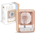 Вентилятор настільний Transparent Spray Light Fan з підсвічуванням 18 х 14 см помаранчевий