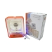 Вентилятор настільний Transparent Spray Light Fan з підсвічуванням 18 х 14 см помаранчевий