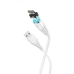 Кабель USB/Type-C 1 м Hoco X63 Racer магнітний 3 А білий
