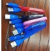 / Кабель Dengos Smile USB (Micro USB) 5В, 2.4А, USB 2.0, 1м
