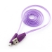 / Кабель Dengos Smile USB (Micro USB) 5В, 2.4А, USB 2.0, 1м