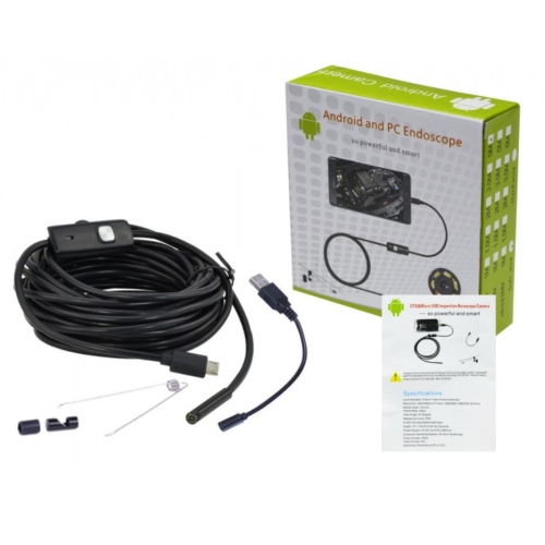 / Камера Эндоскоп Android and PC Endoscope, гибкая USB-камера (2 метра) (3,5 метров) (100Р(108)