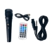 Колонка портативна з мікрофоном АLP-801 Bluetooth LED чорний