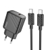 Зарядний пристрій з кабелем Type-C/Type-C 1 м HOCO CS22A Value 30 W 12 V 2.5 A чорний