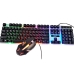 / Комплект: Дротова ігрова клавіатура і миша UKC M416 ART-5559 Combo Gamer, чорний