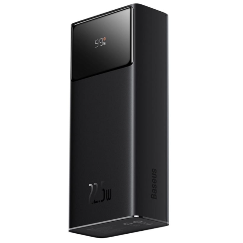 Універсальна мобільна батарея 30000 mAh Baseus FP41 EnerFill повербанк з дисплеєм чорний