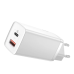 Зарядний блок живлення Type-C+USB Baseus GaN2 Lite 65 W 20 V 3.25 А білий Зарядний блок живлення Type-C+USB Baseus GaN2 Lite 65 W 20 V 3.25 А білий