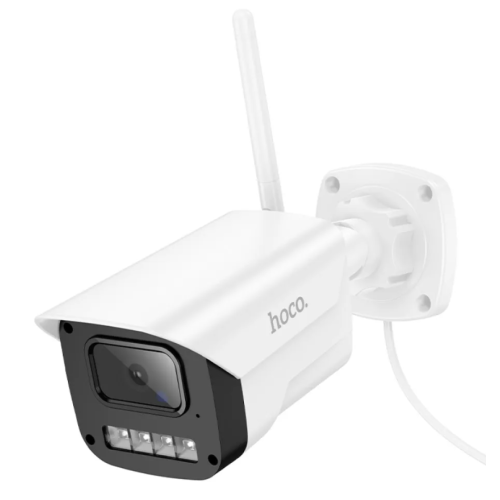 Камера відеоспостереження IP Hoco D4 Wi-Fi з мікрофоном білий