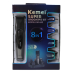 Бездротова машинка для стрижки волосся Kemei KM-640 USB 5 насадок чорний Бездротова машинка для стрижки волосся Kemei KM-640 USB 5 насадок чорний