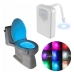 / Підсвічування-LED Light Bowl для унітазу, світильник із датчиком руху, 7х6.5х2см, режим 8 кольорів