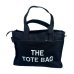 Сумка-шопер жіноча The Tote Bag 40 х 30 х 17 см текстиль чорний Сумка-шопер жіноча The Tote Bag 40 х 30 х 17 см текстиль чорний