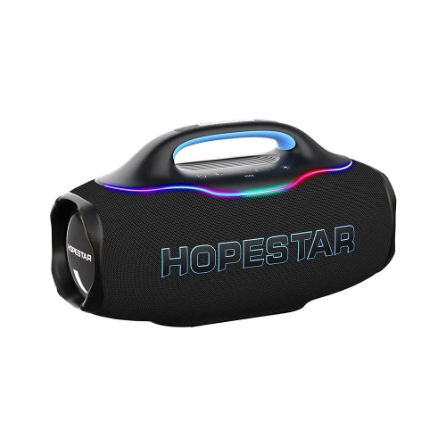 Колонка портативна з мікрофоном Hopestar S90 Bluetooth LED чорний new