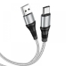 Кабель USB/Type-C 1 м Hoco X50 Excellent 3 А сірий з чорним Кабель USB/Type-C 1 м Hoco X50 Excellent 3 А сірий з чорним