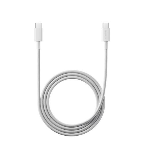 Кабель Type-C/Type-C 1 м Xiaomi Braided 60 Вт 3 А білий