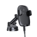 Тримач для гаджетів на торпеду Acefast D49 з бездротовою зарядкою пластик чорний