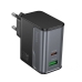 Зарядний блок живлення USB+Type-C HOCO CS74A Star Speed 45 W чорний Зарядний блок живлення USB+Type-C HOCO CS74A Star Speed 45 W чорний