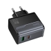 Зарядний блок живлення USB+Type-C HOCO CS74A Star Speed 45 W чорний Зарядний блок живлення USB+Type-C HOCO CS74A Star Speed 45 W чорний