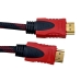 Кабель HDMI/HDMI 5 м чорний з червоним Кабель HDMI/HDMI 5 м чорний з червоним